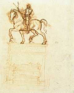 Leonardo Da Vinci - Study for the Trivulzio monument