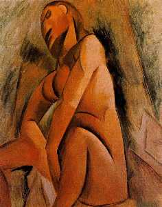Pablo Picasso - Desnudo sentado