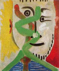 Pablo Picasso - Head of a man 13