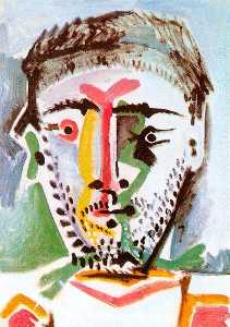 Pablo Picasso - Head of a man 8