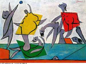 Pablo Picasso - Juegos de playa y salvamento