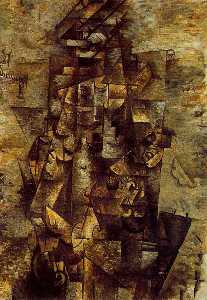 Pablo Picasso - Man with a Guitar 1