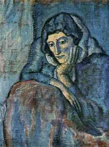 Pablo Picasso - Mujer de azul