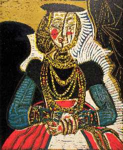 Pablo Picasso - Seated Woman (after Cranach)