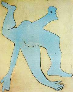 Pablo Picasso - The blue acrobat