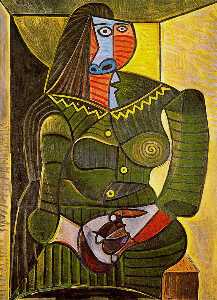 Pablo Picasso - Woman in green 1