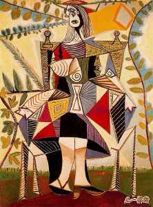 Pablo Picasso - Woman standing in a garden