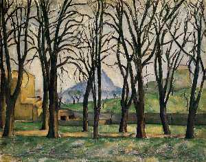 Paul Cezanne - Chestnut Trees at the Jas de Bouffan