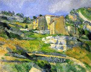 Paul Cezanne - Houses in Provence - the Riaux Valley near L'Estaque