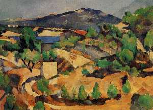 Paul Cezanne - Mountains Seen from L-Estaque
