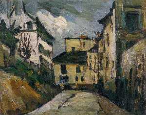 Paul Cezanne - Rue des Saules. Montmartre