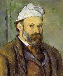Paul Cezanne - Self Portrait in a White Cap