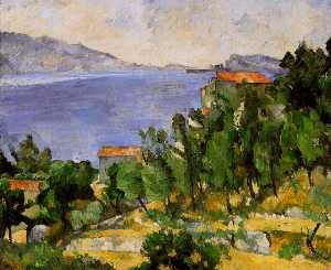 Paul Cezanne - The Bay of L-Estaque from the East