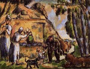 Paul Cezanne - The Fountain