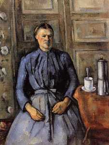 Paul Cezanne - Woman with a Coffee Pot