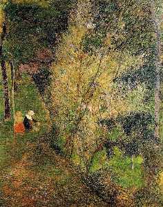 Paul Gauguin - Pont-Aven woman and child