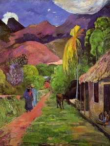 Paul Gauguin - Road in Tahiti