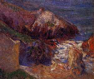 Paul Gauguin - Rocks on the coast