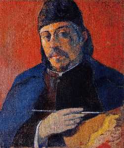 Paul Gauguin - Self portrait with palette