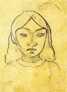 Paul Gauguin - Tahitian woman-s head
