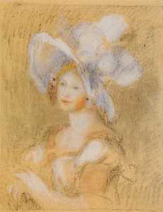 Pierre-Auguste Renoir - Amelie Dieterie in a White Hat