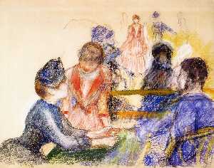 Pierre-Auguste Renoir - At the Moulin de la Galette