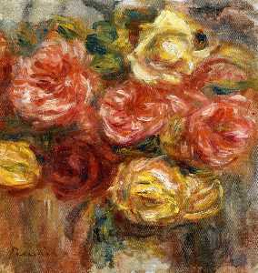 Pierre-Auguste Renoir - Bouquet of Roses in a Vase