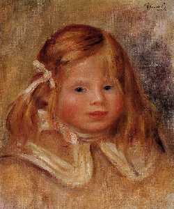 Pierre-Auguste Renoir - Coco in a Red Ribbon