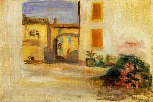 Pierre-Auguste Renoir - Farm Courtyard, Midday