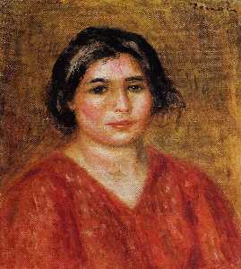 Pierre-Auguste Renoir - Gabrielle in a Red Blouse 1