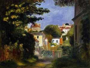 Pierre-Auguste Renoir - House and Figure among the Trees