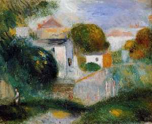 Pierre-Auguste Renoir - Houses in the Trees