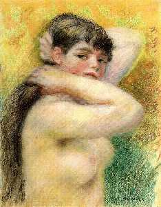 Pierre-Auguste Renoir - Nude Arranging Her Hair