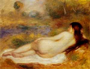 Pierre-Auguste Renoir - Nude Reclining on the Grass