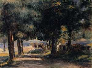 Pierre-Auguste Renoir - Pine Wood on the Cote d-Azur