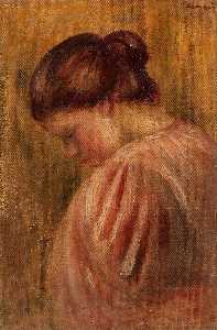 Pierre-Auguste Renoir - Portrait of a Girl in Red