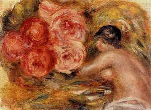 Pierre-Auguste Renoir - Roses and Study of Gabrielle