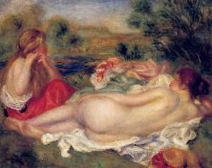 Pierre-Auguste Renoir - Two Bathers 1