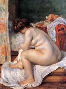 Pierre-Auguste Renoir - Woman After Bathing