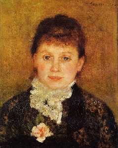 Pierre-Auguste Renoir - Woman Wearing White Frills