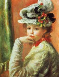 Pierre-Auguste Renoir - Young Girl in a White Hat