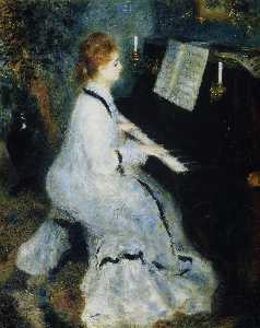Pierre-Auguste Renoir - Young Woman at the Piano