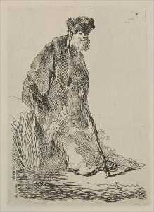 Rembrandt Van Rijn - An Old Man with a Bushy Beard