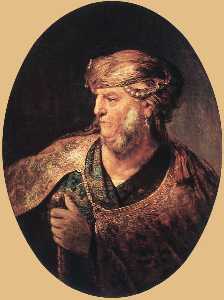 Rembrandt Van Rijn - Portrait of a Man in Oriental Garment