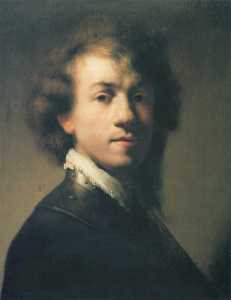 Rembrandt Van Rijn - Portrait of Rembwrandt with Gorget