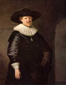 Rembrandt Van Rijn - Portrait of the Writer Jan Hermansz. Krul