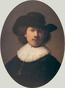 Rembrandt Van Rijn - Self Portrait with a Wide-Brimmed Hat