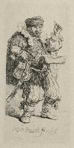 Rembrandt Van Rijn - The Mountebank