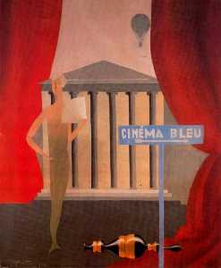 Rene Magritte - Blue cinema