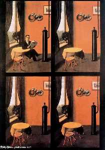 Rene Magritte - El hombre del periódico
